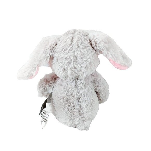 Limelife By Alcone Bunny Rabbit Plush w/Pink Ears Stuffed Animal Gray 9 Inch - Picture 4 of 5